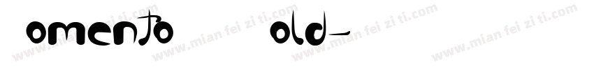 MomentoTPC Bold字体转换